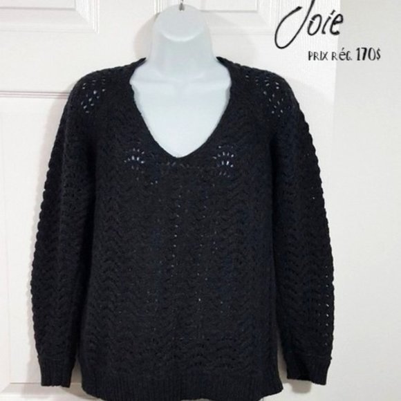 NWOT Joie knit sweater charcoal - Picture 3 of 5